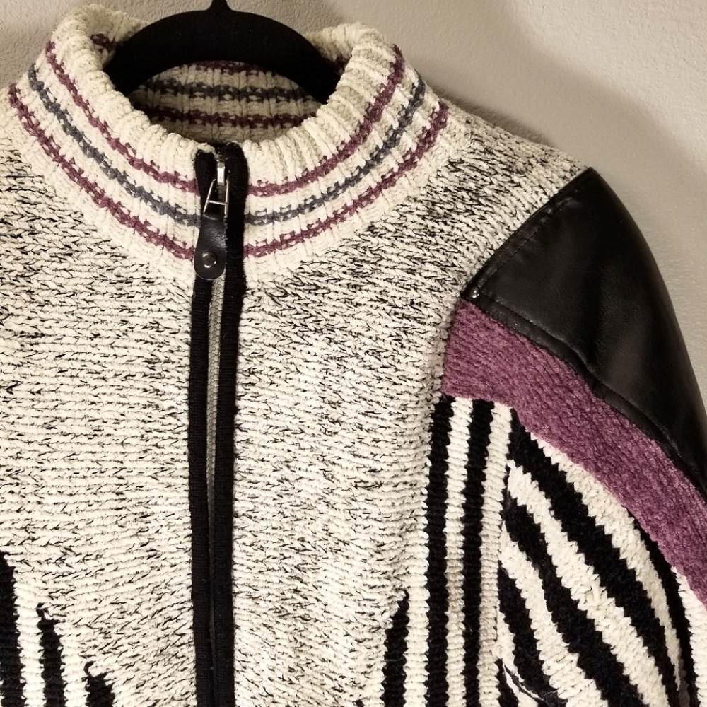 Vintage Zip Sweater Jacket Size S